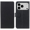 For iPhone 18 Pro Max / 17 Pro Max Case PU Leather Stand Wallet Phone Cover