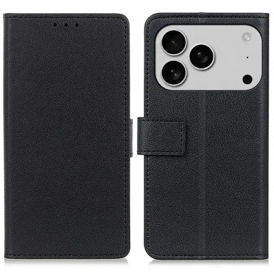 For iPhone 18 Pro Max / 17 Pro Max Case PU Leather Stand Wallet Phone Cover