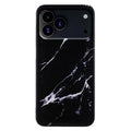 For iPhone 18 Pro Max / 17 Pro Max Case Marble Pattern Painted TPU Phone Back Cover - Black