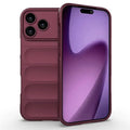 For iPhone 18 Pro Max / 17 Pro Max Case Anti-Drop Soft TPU Rugged Phone Back Cover - Wine Red