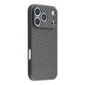 For iPhone 18 Pro Max / 17 Pro Max Case Flexible TPU Carbon Fiber Texture Shockproof Phone Cover