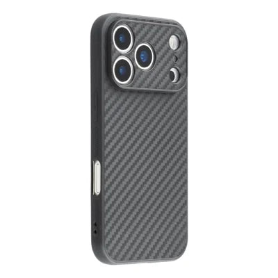 For iPhone 18 Pro Max / 17 Pro Max Case Flexible TPU Carbon Fiber Texture Shockproof Phone Cover