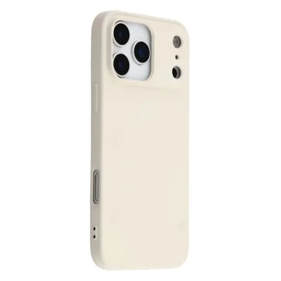 For iPhone 18 Pro Max / 17 Pro Max TPU Case Soft Fiber Lining Anti-Scratch Phone Cover - White