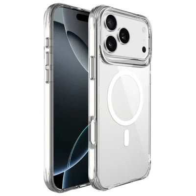 For iPhone 18 Pro Max / 17 Pro Max Case Compatible with MagSafe TPU + PC Clear Phone Cover