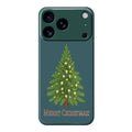For iPhone 18 Pro Max / 17 Pro Max Case Christmas Tree Pattern Printing Straight Edge TPU Phone Back Cover - Green