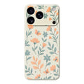 For iPhone 18 Pro Max / 17 Pro Max Case Yellow Flowers Pattern Printing Straight Edge TPU Phone Back Cover - Beige