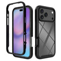 For iPhone 18 Pro Max / 17 Pro Max Case Anti Drop 2 in 1 PC + TPU Phone Cover - Black
