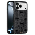ABEEL For iPhone 18 Pro Max / 17 Pro Max Case Compatible with MagSafe Beast Texture Micro-Embossing Back Cover - Black