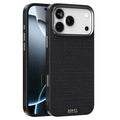 ABEEL For iPhone 18 Pro Max / 17 Pro Max Case Compatible with MagSafe Textured Micro-Embossing Back Cover - Black