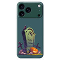 For iPhone 18 Pro Max / 17 Pro Max Case Halloween Tombstone Pattern Printing Straight Edge TPU Phone Back Cover - Green