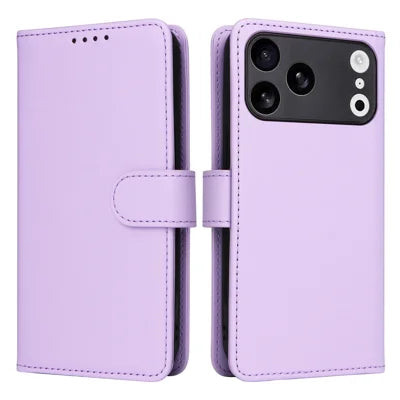 BETOPNICE For iPhone 18 Pro Max / 17 Pro Max Magnetic Case  Detachable PU Leather Phone Cover with Strap - Purple