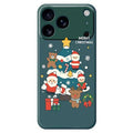 For iPhone 18 Pro Max / 17 Pro Max Case Christmas Tree Gifts Pattern Printing Straight Edge TPU Phone Back Cover - Green