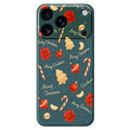 For iPhone 18 Pro Max / 17 Pro Max Case Christmas Big Candy Pattern Printing Straight Edge TPU Phone Back Cover - Green