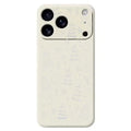 For iPhone 18 Pro Max / 17 Pro Max Case Snowflake Gingerbread Pattern Printing Straight Edge TPU Phone Back Cover - Beige