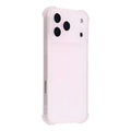 For iPhone 18 Pro Max / 17 Pro Max Case Skin Touch Matte TPU Phone Back Cover Precise Cutouts - Transparent Pink