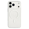 For iPhone 18 Pro Max / 17 Pro Max Crystal Clear Case Compatible with MagSafe Hard PC Phone Cover - Transparent White