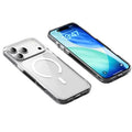 For iPhone 18 Pro Max / 17 Pro Max Case Compatible with MagSafe TPU + PC Clear Phone Back Cover - Transparent