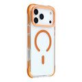 MUTURAL For iPhone 18 Pro Max / 17 Pro Max Case Compatible with MagSafe Reinforced Corners PC + TPU Clear Phone Cover - Orange