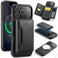 MAGKING K2 Series For iPhone 18 Pro Max / 17 Pro Max Case Compatible with MagSafe PC + TPU + PU Phone Cover - Black