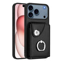 For iPhone 18 Pro Max / 17 Pro Max Case YB Leather Coating Series - Black