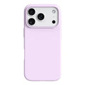 For iPhone 18 Pro Max / 17 Pro Max Case Ultra Thin Liquid Silicone + PC Anti-Scratch Phone Cover with Camera Touch Control Button - Bean Purple
