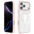 For iPhone 18 Pro Max / 17 Pro Max Case Compatible with MagSafe TPU + PC Shockproof Phone Back Cover - Pink