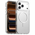 For iPhone 18 Pro Max / 17 Pro Max Case Candy Color PC + TPU + PET Phone Cover Compatible with MagSafe - White