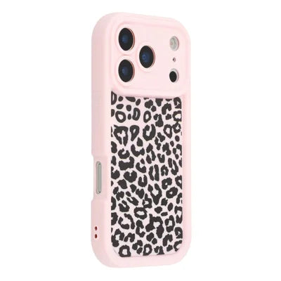 For iPhone 18 Pro Max / 17 Pro Max Case Leopard Print TPU Shockproof Phone Cover - Pink