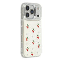 For iPhone 18 Pro Max / 17 Pro Max Case 3D Epoxy Cherry Design Soft TPU Back Cover