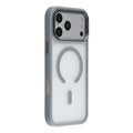 MUTURAL For iPhone 18 Pro Max / 17 Pro Max Case Compatible with MagSafe TPU + PC Phone Cover with Metal Camera Frame - Dark Grey