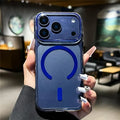 For iPhone 18 Pro Max / 17 Pro Max Case Compatible with MagSafe Ultra Thin PC Transparent Phone Cover with Tempered Glass Film - Sapphire