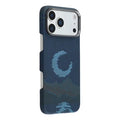 For iPhone 18 Pro Max / 17 Pro Max Magnetic Case Precise Cutouts Aramid Fiber Phone Cover with Metal Lens Frame - Moon