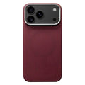 For iPhone 18 Pro Max / 17 Pro Max Magnetic Case Fine Grid Aramid Fiber Phone Cover with Metal Lens Frame