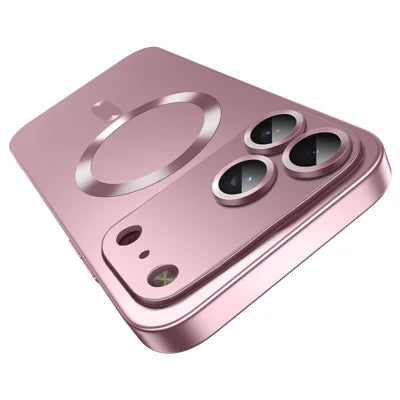 For iPhone 18 Pro Max / 17 Pro Max Case Compatible with MagSafe Ultra Thin TPU Phone Cover with Lens Protection - Pink