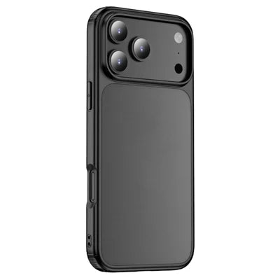 For iPhone 18 Pro Max / 17 Pro Max Case PC + TPU Phone Cover Airbag Protection - Black