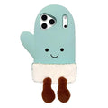 For iPhone 18 Pro Max / 17 Pro Max Case Cute Mitten Design Shockproof Silicone Phone Back Cover