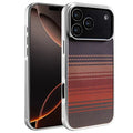For iPhone 18 Pro Max / 17 Pro Max Magnetic Case Silver Electroplated Shockproof Anti-slip Cover Compatible with Magsafe - Sunset Yellow