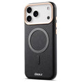 ESEBLE For iPhone 18 Pro Max / 17 Pro Max Magnetic Case PU+TPU Litchi Pattern Back Cover Compatible with Magsafe - Black