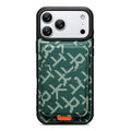 ESEBLE For iPhone 18 Pro Max / 17 Pro Max Magnetic Case RFID Blocking Detachable Card Holder Stand Phone Cover Compatible With MagSafe - Green