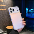 For iPhone 18 Pro Max / 17 Pro Max Case TPU + PC Laser Gradient Color Changing Phone Cover - Matte Surface