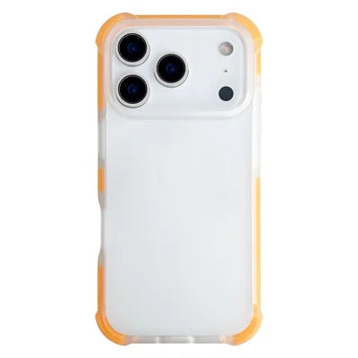 Bulk Purchasing for iPhone 18 Pro Max / 17 Pro Max Frosted Acrylic Case Skin-friendly TPU TPE PC Protective Cover - Orange