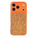 For iPhone 18 Pro Max / 17 Pro Max Case Diamond Glitter TPU Shockproof Cover - Orange