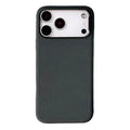 For iPhone 18 Pro Max / 17 Pro Max Magnetic Case Splicing Grid Pattern PU Leather TPU Phone Cover - Black