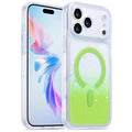 For iPhone 18 Pro Max / 17 Pro Max Magnetic Case Star Glitter PC + TPU Shockproof Clear Phone Cover - Green