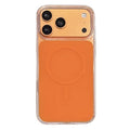 For iPhone 18 Pro Max / 17 Pro Max Magnetic Shockproof Phone Case TPU PC Protective Cover - Orange