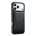 ESEBLE LE6 for iPhone 18 Pro Max / 17 Pro Max Magnetic Case with Detachable RFID Blocking Card Holder PU Leather + TPU Phone Cover - Black