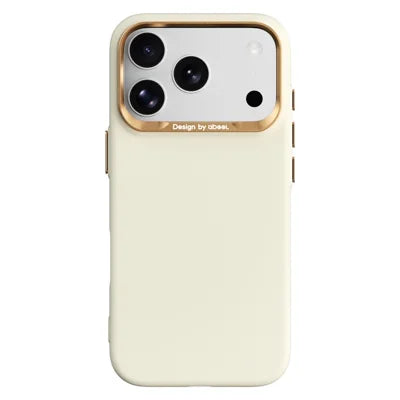 ABEEL For iPhone 18 Pro Max  /  17 Pro Max Magnetic Case Liquid Silicone Skin Feel PC Phone Cover - Yellow