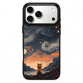 For iPhone 18 Pro Max / 17 Pro Max Magnetic Case Art Gallery UV Pattern Print UV Printing PC + Silicone Phone Cover - ZX0000