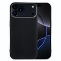 For iPhone 18 Pro Max / 17 Pro Max TPU Case Soft Matte Anti-fingerprint Phone Back Cover - Black