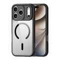  DUX DUCIS for iPhone 17 Pro Max / iPhone 18 Pro Max Aimo Series Magnetic Case PC + TPU Clear Back Phone Cover (REACH Certification) - Black